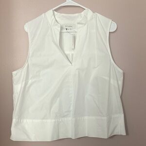 Banana Republic White Short Sleeve Top